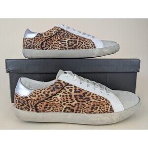 INC International Concepts Shoes Mens 8 Damon Cheetah Sneakers Casual NEW